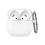 Silicon Case AhaStyle WG163 Apple AirPods 4 Premium with Hook White