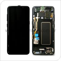 LCD with Touch Screen & Front Cover Samsung G950F Galaxy S8 Black (Original)