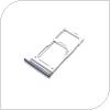 Βάση Κάρτας Sim & SD Samsung N770F Galaxy Note 10 Lite Μαύρο (Original)