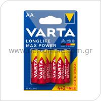 Battery Alkaline Varta Longlife Max Power AA LR06 (6 pcs)