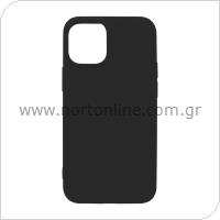 Θήκη Soft TPU inos Apple iPhone 12 mini S-Cover Μαύρο