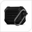 Silicon Case Spigen Tough Armor Apple AirPods Pro with Hook Black