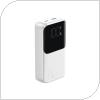 Power Bank Joyroom JR-PBC06 PD 30W 10000mAh with USB C & Lightning Cables White