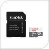 Κάρτα μνήμης Micro SDHC C10 SanDisk Ultra SDSQUNR 100MB/s 64Gb + 1 ADP