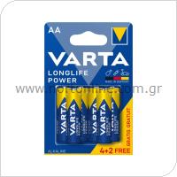 Μπαταρία Alkaline Varta Longlife Power AA LR06 (4+2 τεμ.)