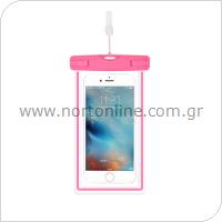 Waterproof Bag Devia Ranger Fluorescence  for Smartphones up to 5.5'' Pink