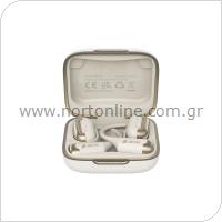 True Wireless Ακουστικά Bluetooth Devia OWS EM401 Pro1 Μπεζ