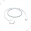 Καλώδιο Φόρτισης Devia EA399 USB C σε Wireless Magnetic Charging Pad για Apple iWatch 1m Kintone Λευκό