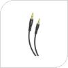 Audio Aux Cable Foneng BM22 3.5mm/3.5mm 1m Black