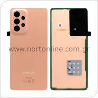 Battery Cover Samsung A536B Galaxy A53 5G Orange (Original)