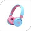 Wireless Stereo Headphones JBL JR310BT for Kids Blue