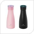 Smart Μπουκάλι-Θερμός UV Noerden LIZ Stainless 350ml Ροζ + Μαύρο