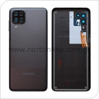 Καπάκι Μπαταρίας Samsung A125F Galaxy A12/ A127F Galaxy A12 Nacho Μαύρο (Original)