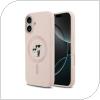 Θήκη Σιλικόνης Karl Lagerfeld Magsafe Apple iPhone 17 Ring Karl & Choupette Ροζ