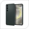Soft TPU Back Cover Case Spigen Liquid Air Samsung S921B Galaxy S24 5G Abyss Green