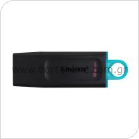 USB 3.2 Flash Disk Kingston Exodia DTX USB A 64GB Μαύρο-Μπλε