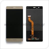 LCD with Touch Screen Huawei P9 Gold (OEM)