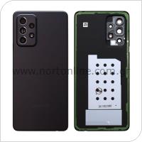 Battery Cover Samsung A525F Galaxy A52 4G Black (Original)
