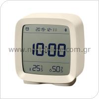 Ψηφιακό Ρολόι Ξυπνητήρι Bluetooth με Αισθητήρα Θερμοκρασίας & Υγρασίας Qingping CGD1 Μπεζ