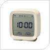 Ψηφιακό Ρολόι Ξυπνητήρι Bluetooth με Αισθητήρα Θερμοκρασίας & Υγρασίας Qingping CGD1 Μπεζ