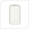 Power Bank Fast Charge Xiaomi Mi 33W Pocket Edition Pro 10000mAh Ivory White