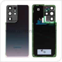 Battery Cover Samsung G998B Galaxy S21 Ultra 5G Phantom Silver (Original)