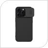 Soft TPU & PC Back Cover Case Nillkin Camshield Pro Apple iPhone 16 Pro Black