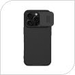 Soft TPU & PC Back Cover Case Nillkin Camshield Pro Apple iPhone 16 Pro Black