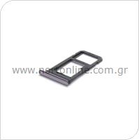 Sim & SD Card Holder Samsung G950F Galaxy S8 Purple (Original)
