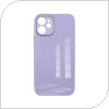 Θήκη TPU & Glass inos Apple iPhone 12 mini CamGuard Μωβ