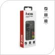 Hands Free Stereo inos 3.5mm Flatron II with Small Earphones Black
