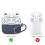 Silicon Case AhaStyle PT-P1 Apple AirPods Pro Premium with Hook Navy Blue