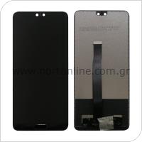 LCD with Touch Screen Huawei P20 with Fingerprint Black (OEM)