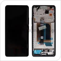 Οθόνη με Touch Screen & Μεσαίο Πλαίσιο Xiaomi Redmi Note 14 Pro Plus 5G Μαύρο (Original)