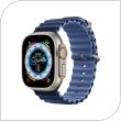 Λουράκι Devia Sport6 Silicone Apple Watch (38/ 40/ 41mm) Two-Tone Deluxe Μπλε-Γαλάζιο
