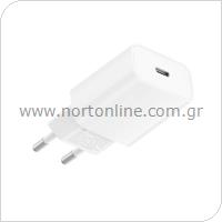 Φορτιστής Ταξιδίου Ταχείας Φόρτισης USB C Xiaomi Mi 20W AD201EU Λευκό