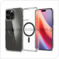 Θήκη TPU & PC Spigen Ultra Hybrid Mag Magsafe Apple iPhone 16 Pro Σκούρο Γκρι