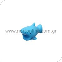 Universal Cable Cover Shark-shaped Blue