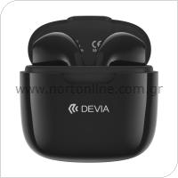 True Wireless Bluetooth Earphones Devia K1 EM057 Kintone Black