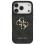 Θήκη PU Guess Apple iPhone 17 Pro Hardcase Big Logo 4G Μαύρο