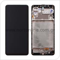 LCD with Touch Screen & Front Cover Samsung M225F Galaxy M22 Black (Original)