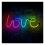 Neon RGB Forever Light FLRN01 LOVE (USB & On/Off) με Τηλεχειριστήριο Πολύχρωμο