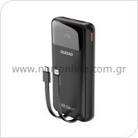 Φορτιστής Ανάγκης Dudao K15Pro 20000mAh PD 22.5W με Καλώδια USB C & Lightning Μαύρο