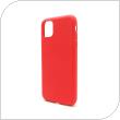 Θήκη Liquid Silicon inos Apple iPhone 11 Pro L-Cover Κόκκινο