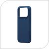 Θήκη Liquid Silicon inos Apple iPhone 17 Pro 5G Velvet Σκούρο Μπλε