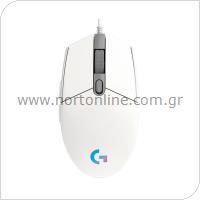 Wired Mouse Gaming Logitech G102 Lightsync White
