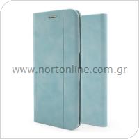 Flip Book Case inos Samsung A125F Galaxy A12/ A127F Galaxy A12 Nacho/ M127F Galaxy M12 S-Folio NE Pastel Blue
