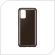 Θήκη Soft Clear Cover Samsung EF-QA026TBEG A025F Galaxy A02s Διάφανο-Μαύρο