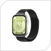 Λουράκι Milanese Huawei Watch Fit 3/ 4/ 4 Pro Μαύρο (Ασυσκεύαστο)