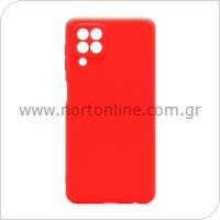 Θήκη Soft TPU inos Samsung A225F Galaxy A22 4G S-Cover Κόκκινο